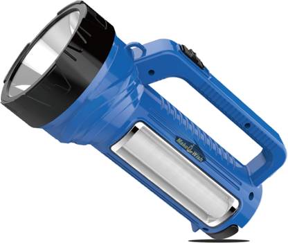 Make Ur Wish Rechargeable Long Range Emergency Torch LED Searchlight 100W + 24 SMD 8 hrs Torch Emergency Light