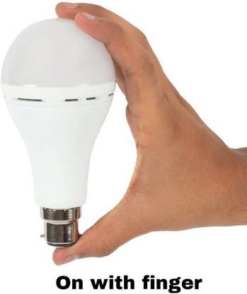 Alfa Bright Emergency led bulb 12wt 3 hrs battery backup without light. 4 hrs Bulb Emergency Light