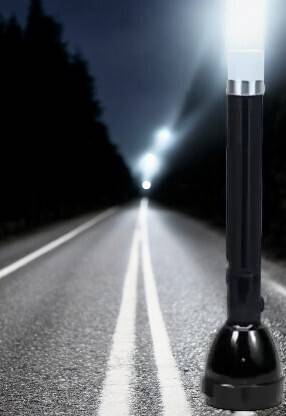 Zeus Volt 1324 meter emergency light rechargeable 6 hrs Torch Emergency Light