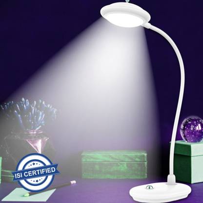 Pick Ur Needs Study Table Light Lamp Rechargeable With Touch On/Off Unique Switch Touch Dimmer 4 hrs Flood Lamp Emergency Light