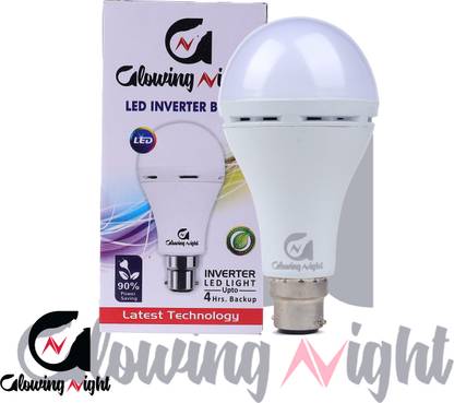 Glowing Night AcDc 12 W Rechargeable Led 4 hrs Bulb Emergency Light