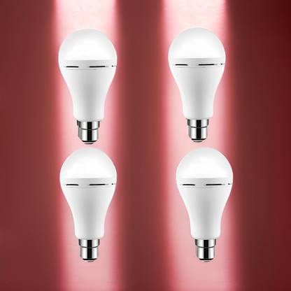 GUGGU Surya (Emergency Bulb) 12W Rechargeable LED (Emergency Light) (Pack of 4) EC625 4 hrs Bulb Emergency Light