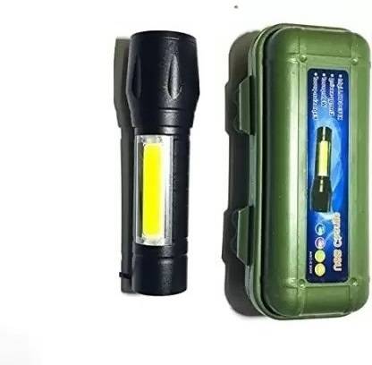 NPU High quality Metal LED Flashlight ,Super Bright ,Waterproof 3 Light Modes_NP249 6 hrs Torch Emergency Light