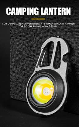 Xydrozen 1000 Lumens Key Fob LED Mini LED Torch 5 hrs Torch Emergency Light