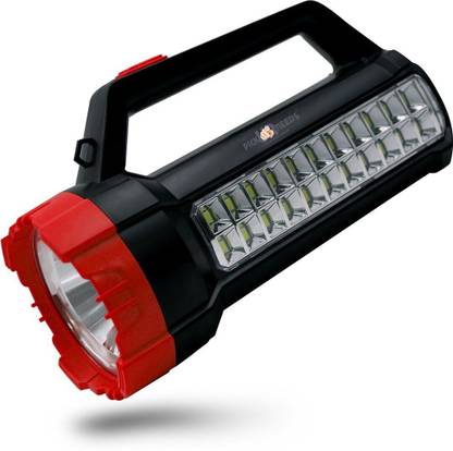 Daily Needs Shop Rechargeable Emergency LED Light 75w Laser +22SMD Strong Body 12 hrs Torch Emergency Light