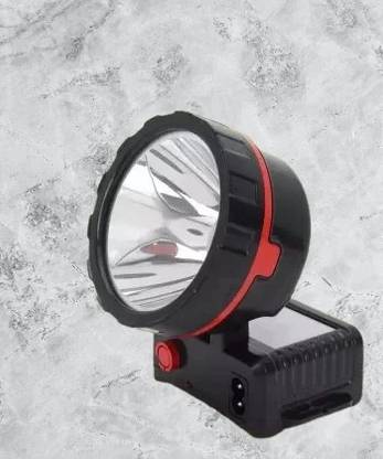 HASRU RECHARGEABLE HEAD TORCH WITH LONG RANGE BRIGHTNESS & HIGH FOCUS 4 hrs Bulb Emergency Light