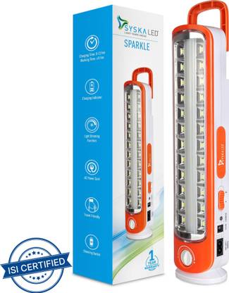Syska SSK-EML-1230L SPARKLE 5 hrs Lantern Emergency Light