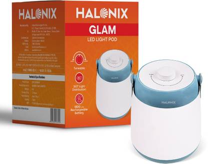 HALONIX Glam Pod Tuneable Dual light 4 hrs Lantern Emergency Light