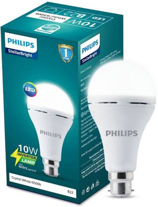 PHILIPS INVERTER-10W-GREEN-01 4 hrs Bulb Emergency Light