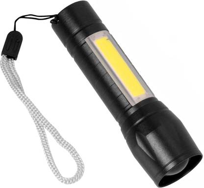 GLARIXA Rechargeable Flashlight, Smallest and Lightest Flashlight Mini Zoomable LED Torch