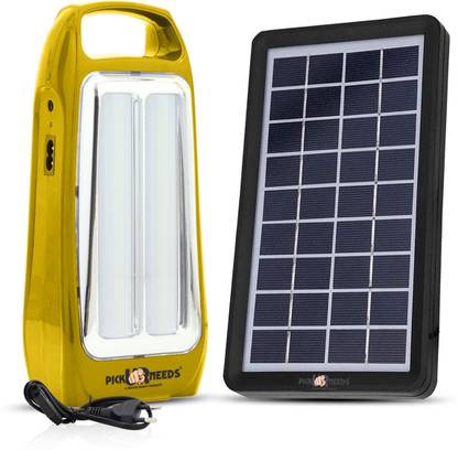 Sunaze Solar Rechargeable Emergency Light Dual Mode Brightness With Extra Bright Tube Torch