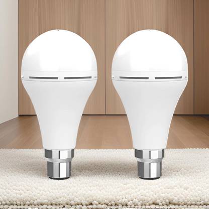 SACRO Surya Emergency Bulb 12W Rechargeable LED Emergency Light_Pack of 2 CE28 4 hrs Bulb Emergency Light