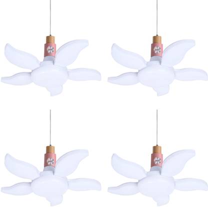 Pick Ur Needs Foldable Light Fan Led Blade Bulb Super Bright Angle Adjustable Home Pack of 4 Ceiling Lamp