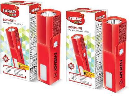 EVEREADY DL 85 Pack of Two 2 hrs Torch Emergency Light