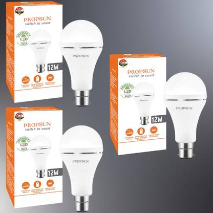 PROPSUN 12W Portable Rechargeable Emergency LED Bulb-026 4 hrs Bulb Emergency Light