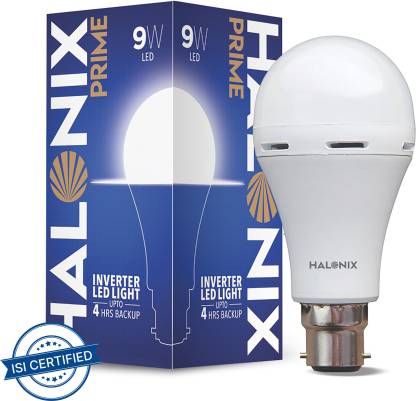 HALONIX LED PRIME INVERTER 9W B22 4 hrs Bulb Emergency Light