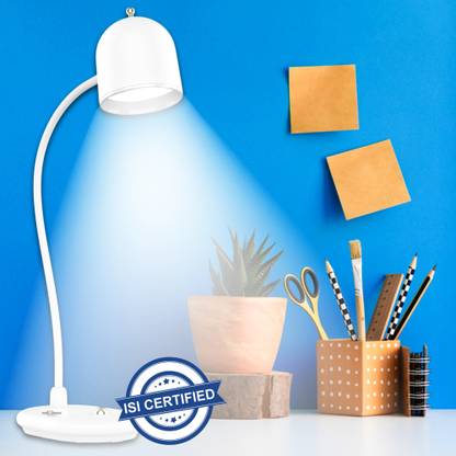 Pick Ur Needs Study Table Light Lamp Rechargeable With Touch On/Off Unique Switch Touch Dimmer 4 hrs Flood Lamp Emergency Light
