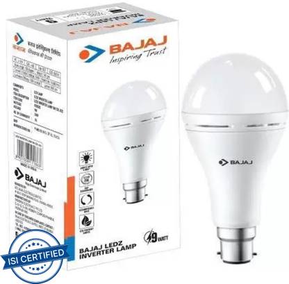 BAJAJ LEDZ INVERTER LAMP 9W CDL B22 4 hrs Bulb Emergency Light