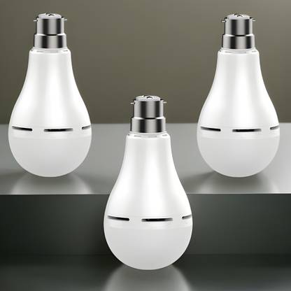 FRONY Emergency Bulb 9W LED 1200mAh battery 4 hrs emergency light Pack of 3 bulbBE440 4 hrs Bulb Emergency Light
