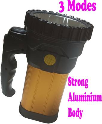MNT Sales 3 Km Long Range Torch With 350 W LED Jumbo & Strong Aluminum Body,3 Modes Torch Torch