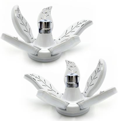 Pick Ur Needs Foldable Fan Led Bulb Bright Angle Adjustable Home Ceiling Light Pack of 2 Ceiling Lamp
