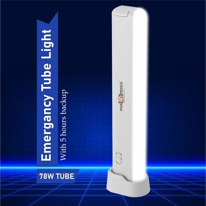 Daily Needs Shop Home Tube Light Rechargeable 78 LED 2 Modes With Stand 2 W 43 cm Tube Light