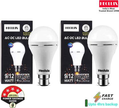 heoluix 12 W Inverter Standard B22 Inverter Bulb