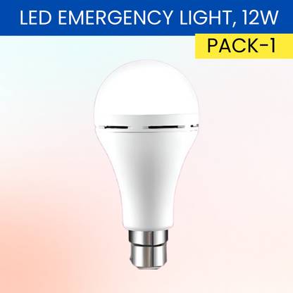 FRONY 12W Rechargeable Inverter LED Bulb with Upto 4H.Power Cut Lighting Pack of_1B362 4 hrs Bulb Emergency Light