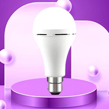 Clairbell Emergency 9W Inverter LED Bulb with 2000mAh Rechargeable Battery Pack of 1 D281 4 hrs Bulb Emergency Light