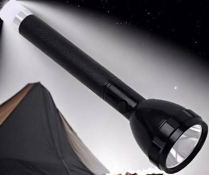 ShopGlobal 1000meter emergency torch light Rechargeable-94 6 hrs Torch Emergency Light