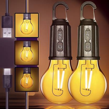 ROAR QC-6 CAMP LIGHT Camping Light Lamp Hanging Bulb Light Waterproof Hanging Bulb 6 hrs Bulb Emergency Light