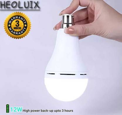 heoluix rechargeable inverter 12 watt battery backup 4 hrs Bulb Emergency Light