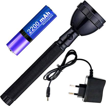 JOY-SUPER Portable Rechargeable Torch LED Flashlight Long Distance Beam Range Torch