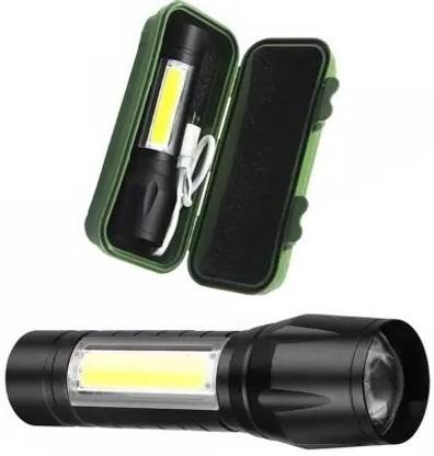 NKL Metal High quality LED Flashlight ,Super Bright ,Waterproof 3 Light Modes 246 6 hrs Torch Emergency Light