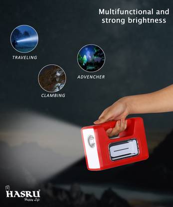 HASRU HS-2080 multi-purpose use like camping, emergency light,study,travel convenience 5 hrs Torch Emergency Light