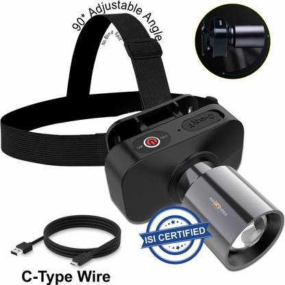 Pick Ur Needs Rechargeable Head Lamp With 3 Mode Light Zooming With Metal Head 150W Laser LED Torch