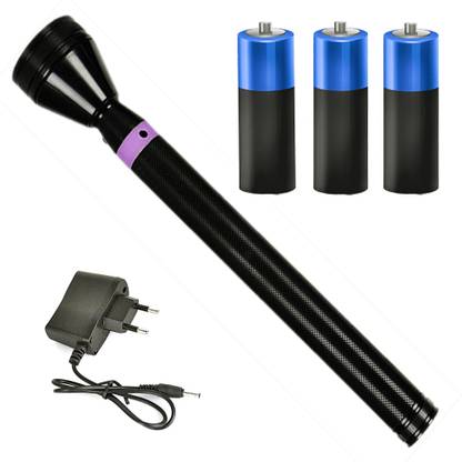 SMALL-SUN Long Lasting 3 Modes Rechargeable LED Flashlight Torch