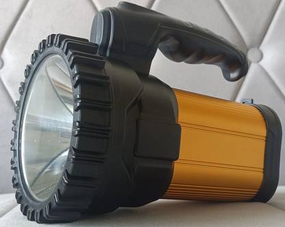 Sai 350 W Jumbo Strong Aluminium Body Torch With 3 Km Long Range,3 Modes 8 hrs Torch Emergency Light
