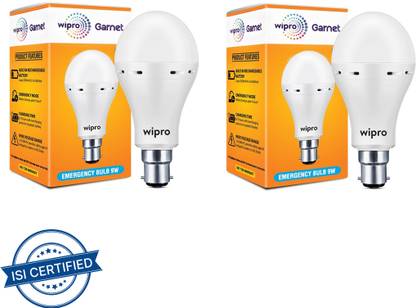 Wipro Garnet 9W Invertor LED 4 hours Bulb Emergency Light