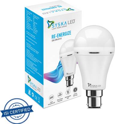 Syska SSK-EMB-09-01 3.5 hrs Bulb Emergency Light
