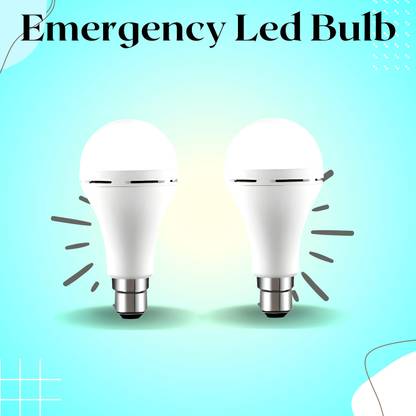 GUGGU Rechargeable Emergency Bulb Inverter Bulb for home 4Hr battery backup_Pack4 H122 3 hrs Bulb Emergency Light