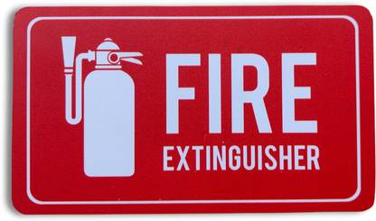 ABCD Fire Extinguisher Emergency Sign