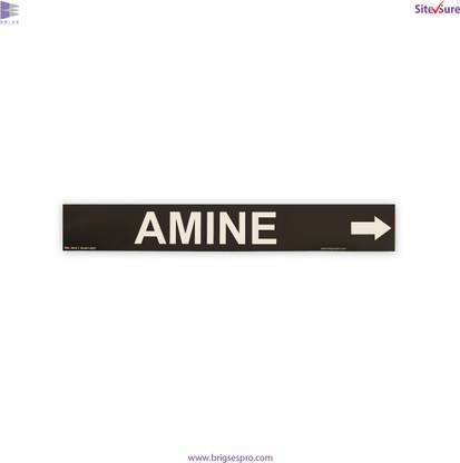 SiteSure Amine Pipe Marking, @ 64.9/piece Emergency Sign