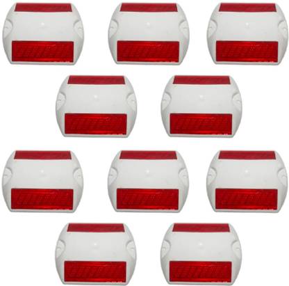 rt sense 3M Road Studs Reflectors(Red),Great Reflecting for Speed Bumps (5 Pcs) Emergency Sign
