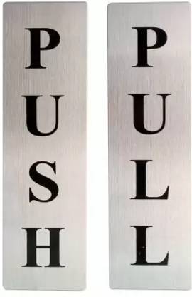 STARK CLOTHING PUSH, PULL Emergency Sign
