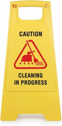 SOLACE HYGIENE Cleaning in Progress Sing Board-for Office-Factory-Mall-Hospital Emergency Sign