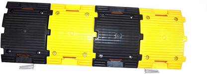 Kridhansh Plastic speed bump for high visibility(1Mtr,4 Blocks) Emergency Sign