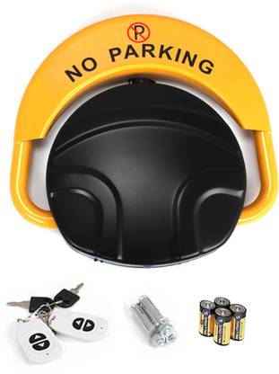 Robustt Remote Control Private Car Parking Lock|180° Anti-Collision Technology|Pack of 1 Emergency Sign