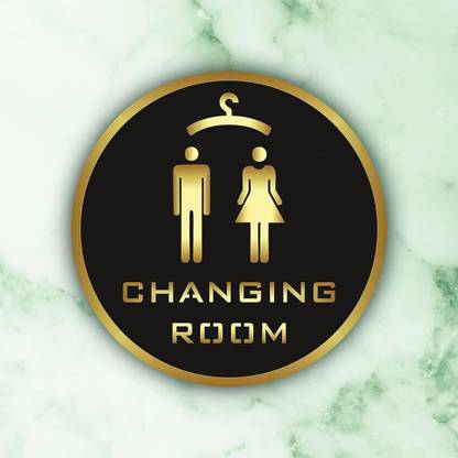 Paper Wings Changing Room Signage Emergency Sign