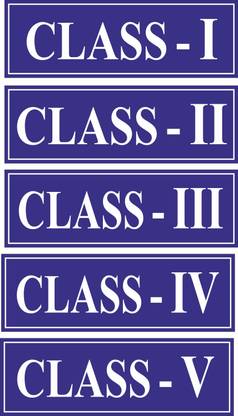 CREATIVE ADVERTISERS ClassI, II, III, IV, V Emergency Sign
